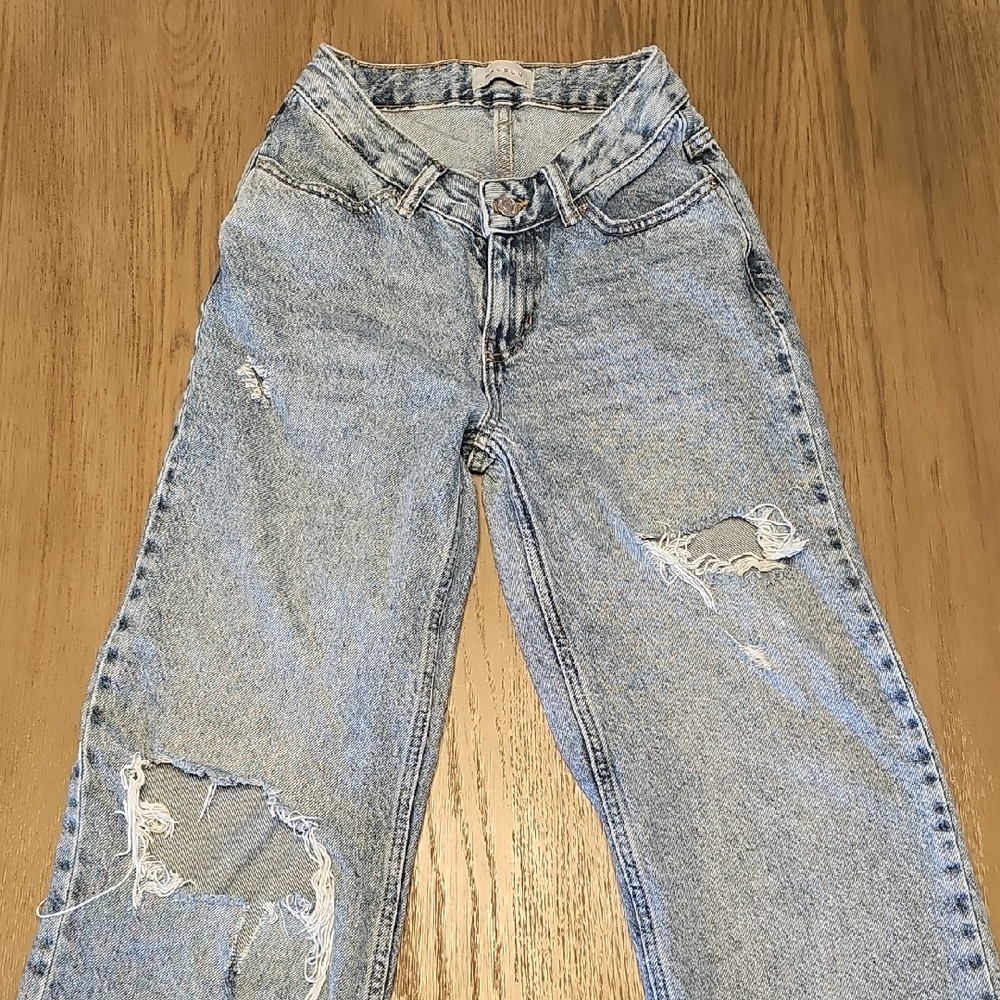 PacSun Light Blue Distressed Boyfriend Jeans